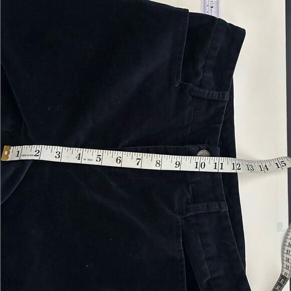 Christopher & Banks Navy Blue Velvet Style Pants Size 6 - Picture 9 of 10